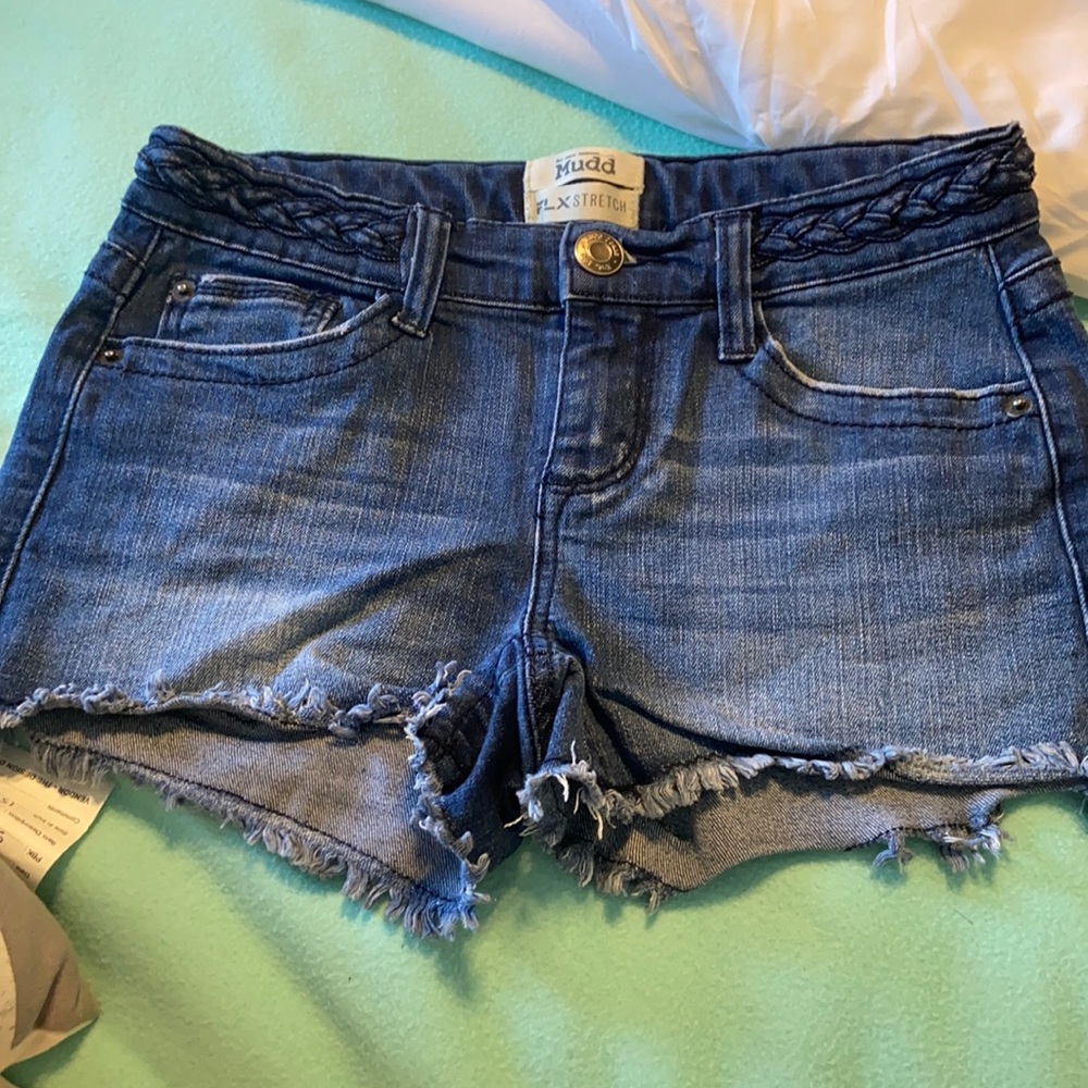 Denim shorts